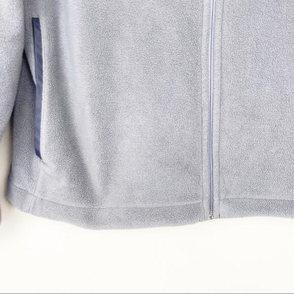 Greg Norman for Tasso Elba Gray Full Zip Fleece Jacket Sz M - Picture 3 of 8